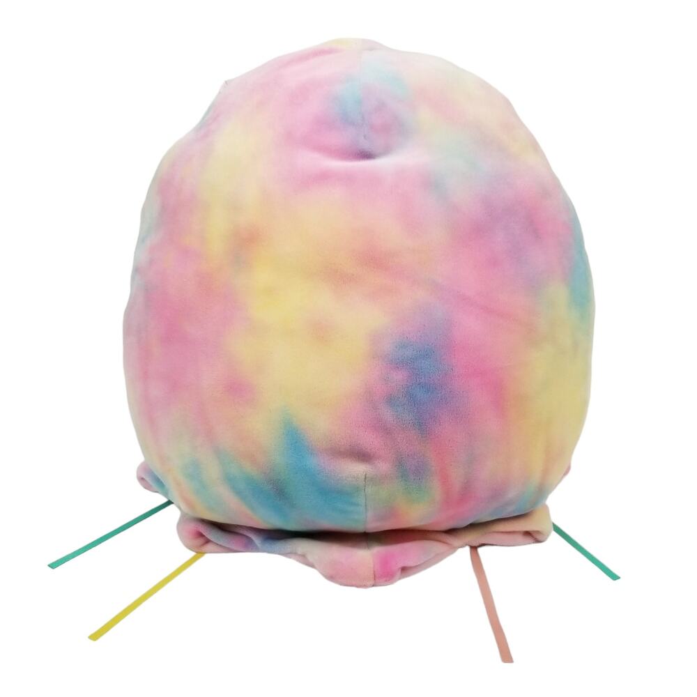 Squishmallow KellyToy Janet Jellyfish 12 Inch Rainbow Tie Dye - Picture 2 of 7